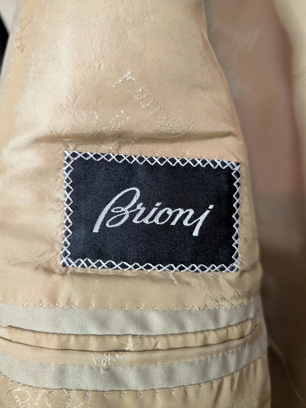 BRIONI Tan Palatino Wool Men's Italian Single-Breasted Sport Coat Jacket 42R